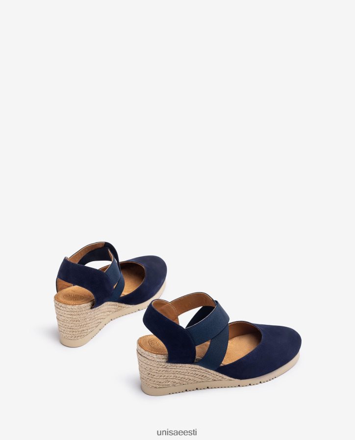 Unisa 88PPB4772 elastsete rihmadega sandaal naised sinine