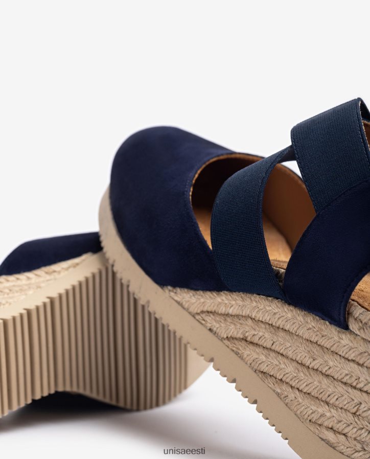 Unisa 88PPB4772 elastsete rihmadega sandaal naised sinine