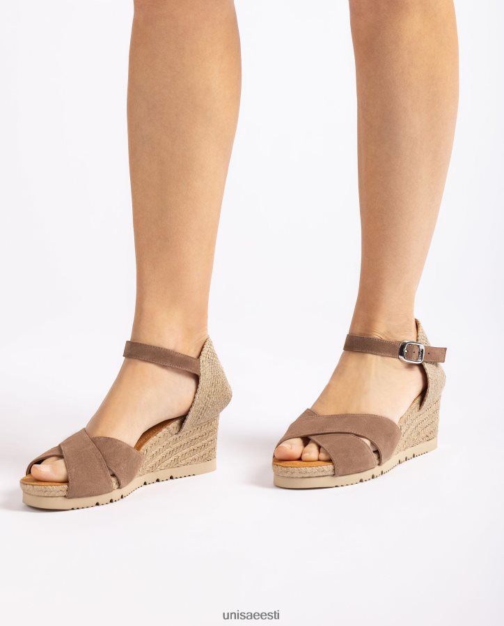 Unisa 88PPB4778 rihmaga džuudist sandaal naised pruun