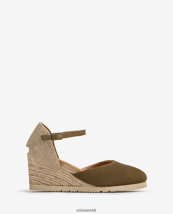 Unisa 88PPB4780 seemisnahast espadrill naised roheline