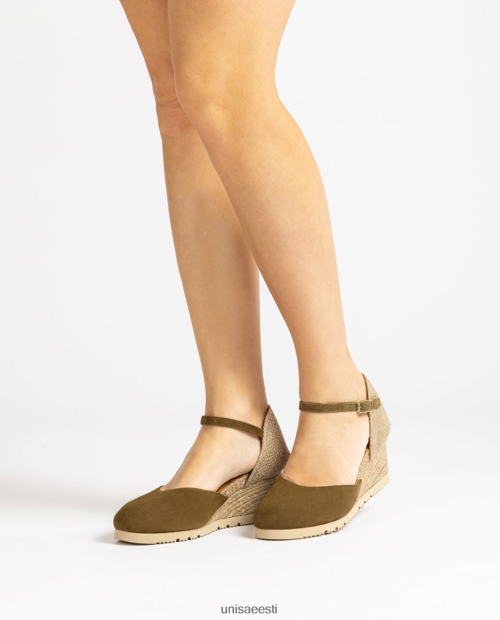 Unisa 88PPB4780 seemisnahast espadrill naised roheline