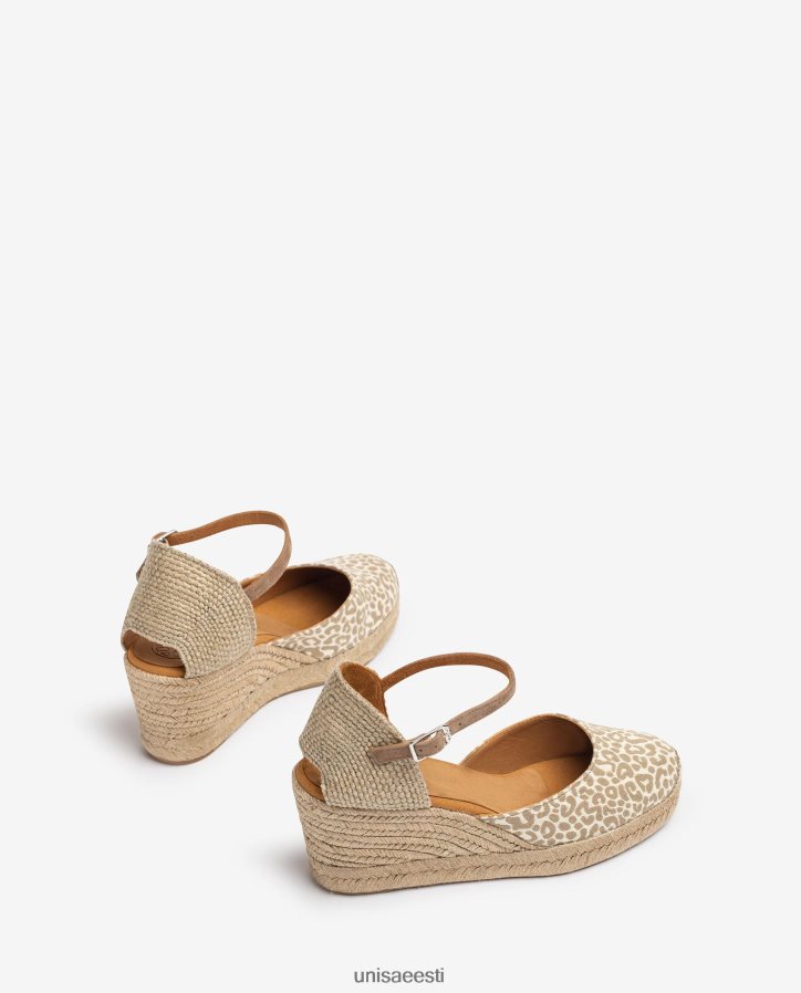 Unisa 88PPB4786 riidest espadrill vamp-heel naised graatsiline