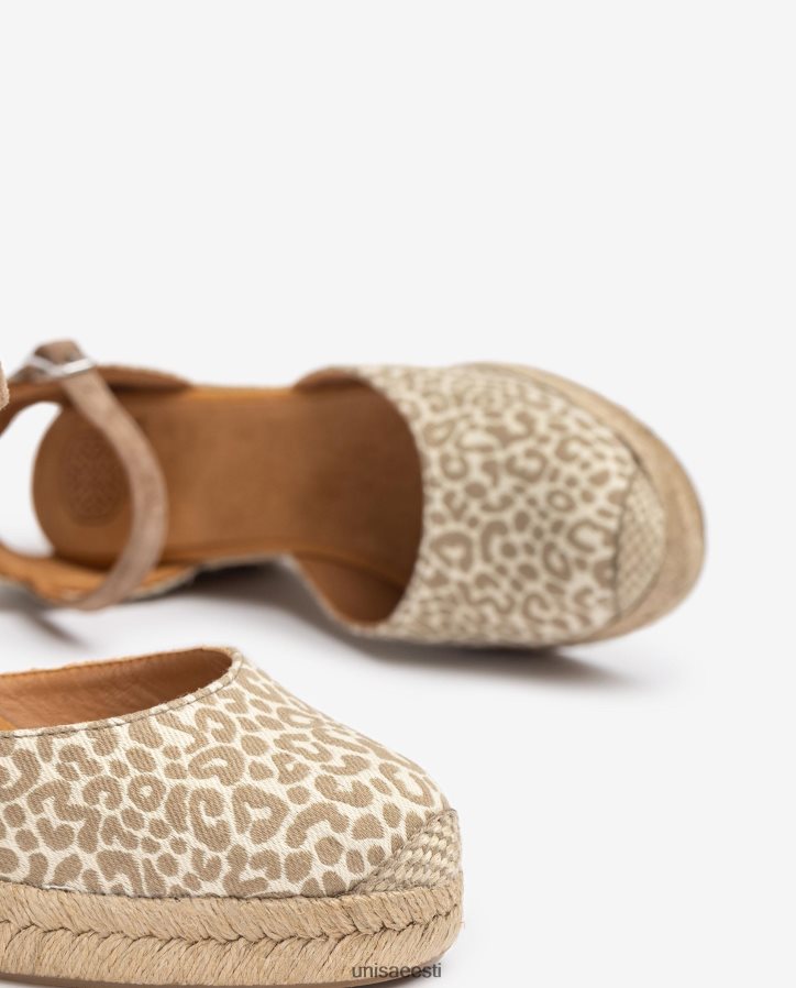 Unisa 88PPB4786 riidest espadrill vamp-heel naised graatsiline