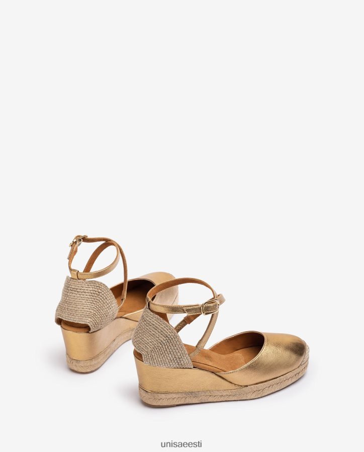 Unisa 88PPB4788 espadrill vamp-konts metallilise viimistlusega naised graatsiline