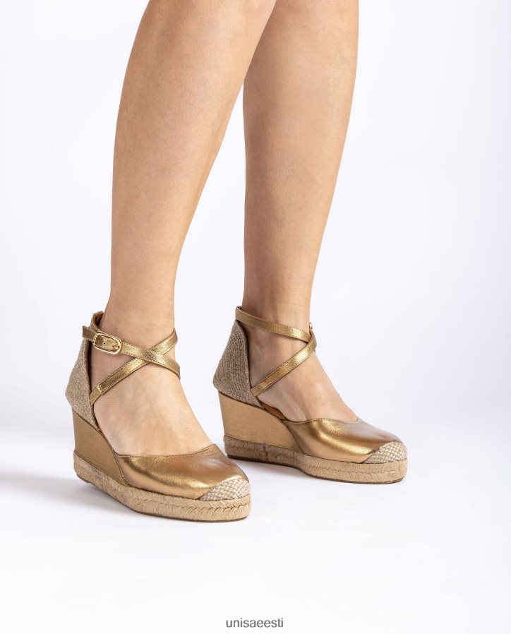 Unisa 88PPB4788 espadrill vamp-konts metallilise viimistlusega naised graatsiline