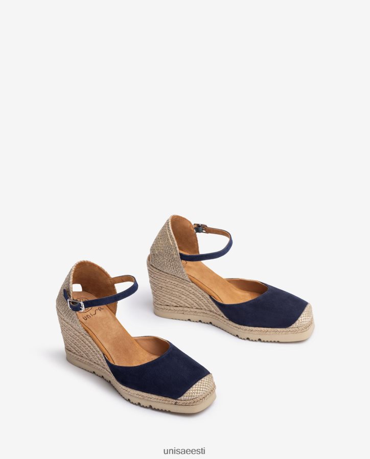 Unisa 88PPB4790 seemisnahast espadrill kummitallaga naised sinine