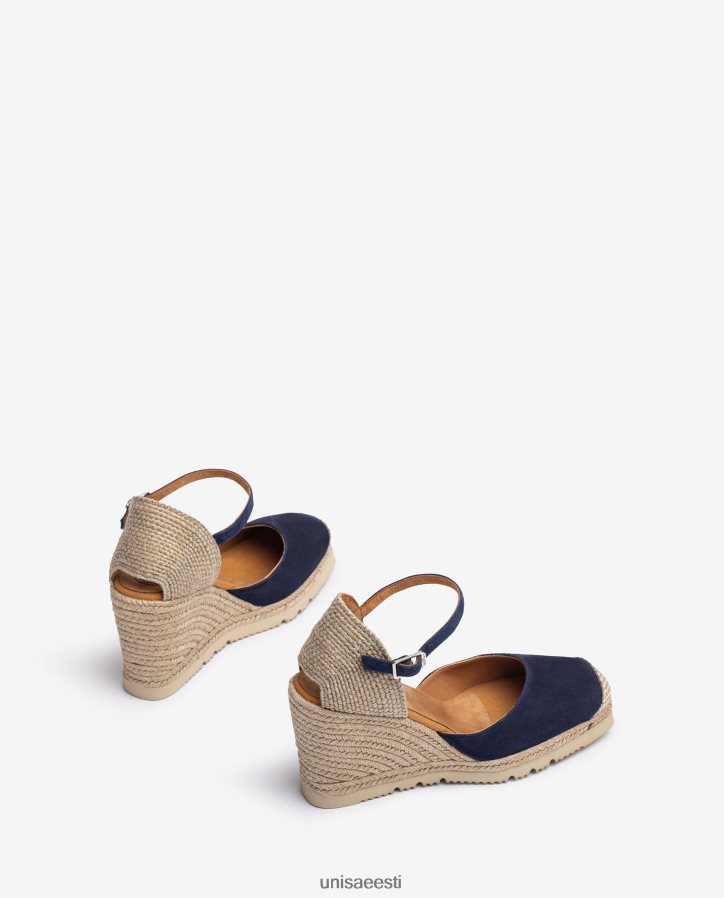 Unisa 88PPB4790 seemisnahast espadrill kummitallaga naised sinine