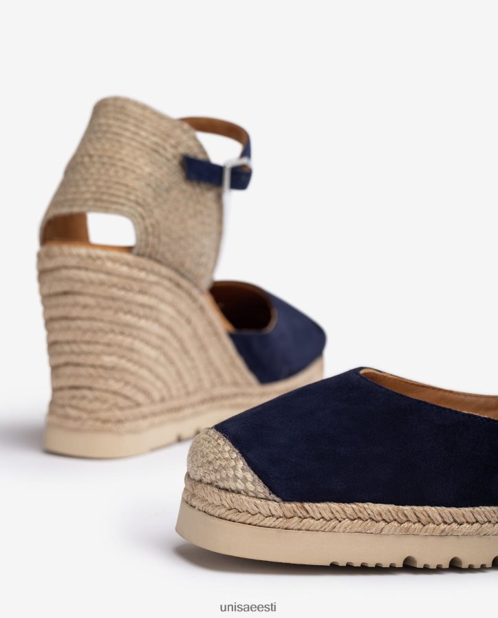 Unisa 88PPB4790 seemisnahast espadrill kummitallaga naised sinine