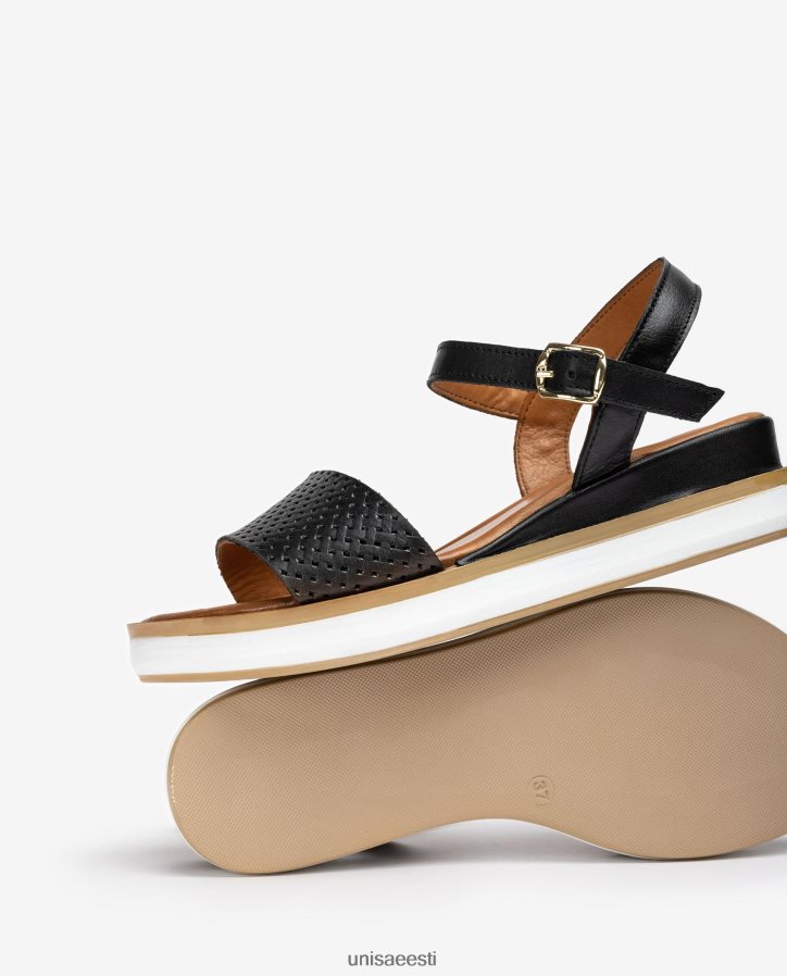 Unisa 88PPB4138 sportliku kiiluga sandaal naised must