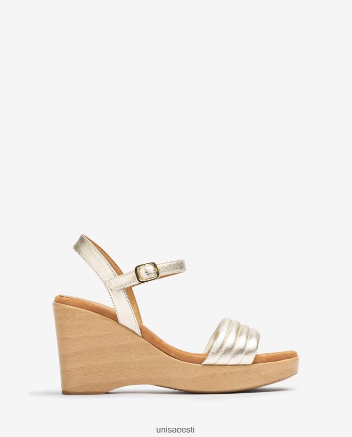Unisa 88PPB4243 kandilise varbaga sandaal naised kullast