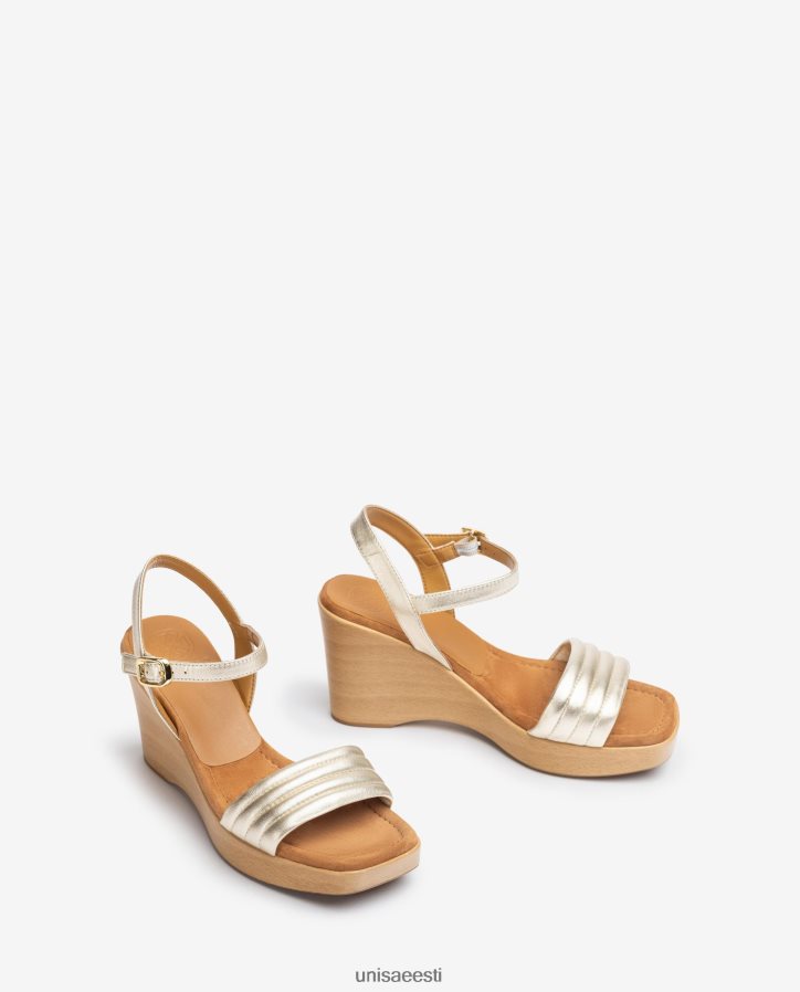 Unisa 88PPB4243 kandilise varbaga sandaal naised kullast