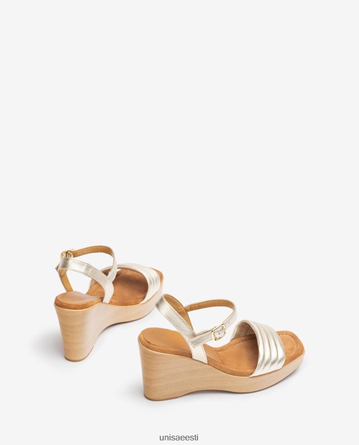 Unisa 88PPB4243 kandilise varbaga sandaal naised kullast