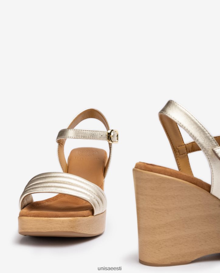 Unisa 88PPB4243 kandilise varbaga sandaal naised kullast