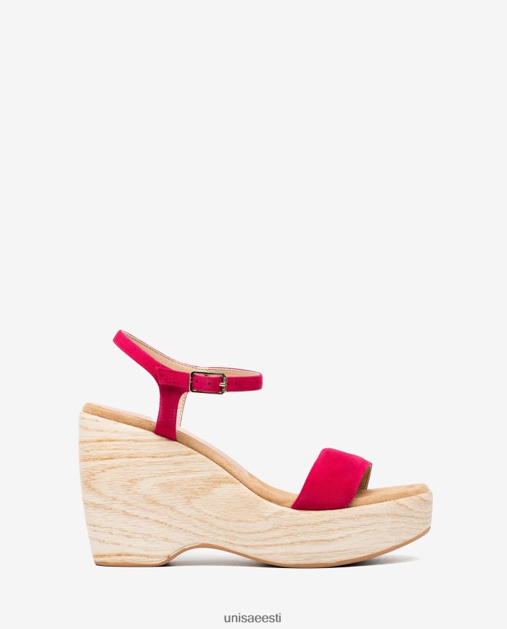 Unisa 88PPB4279 plokiga seemisnahast sandaal naised graatsiline