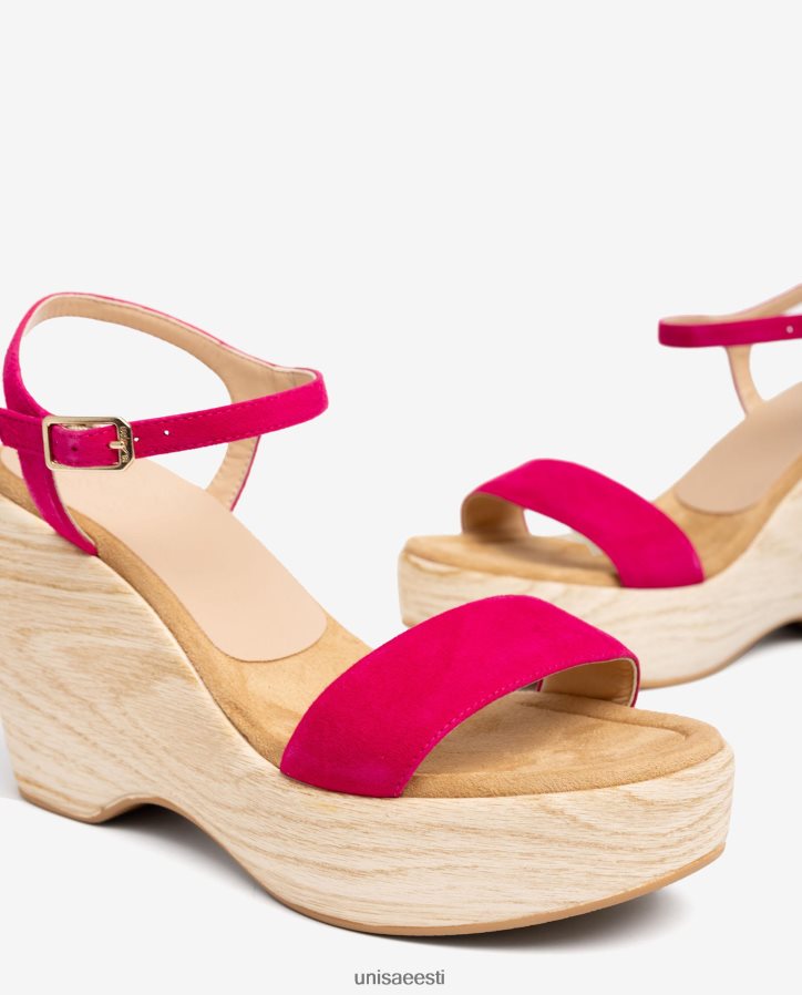 Unisa 88PPB4279 plokiga seemisnahast sandaal naised graatsiline