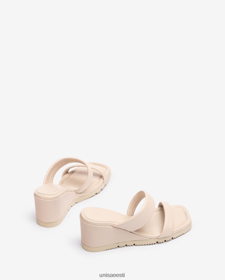 Unisa 88PPB4291 kiilkontsa ja polsterdatud tallaga sandaal naised beež