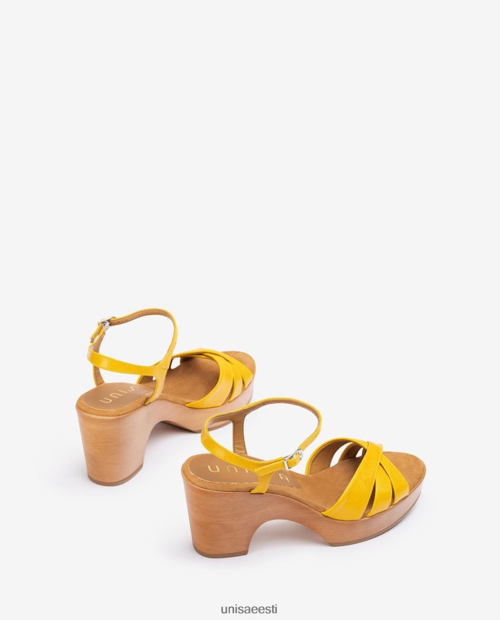 Unisa 88PPB4375 nahast plokk-sandaalid naised mood