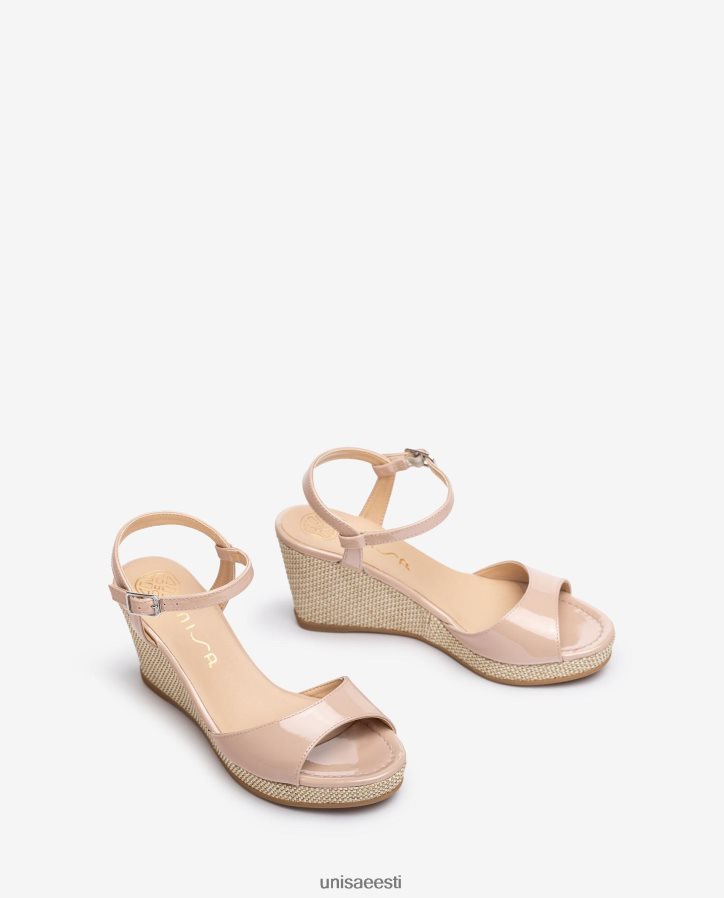Unisa 88PPB4492 raffia kiilkontsaga sandaal naised graatsiline