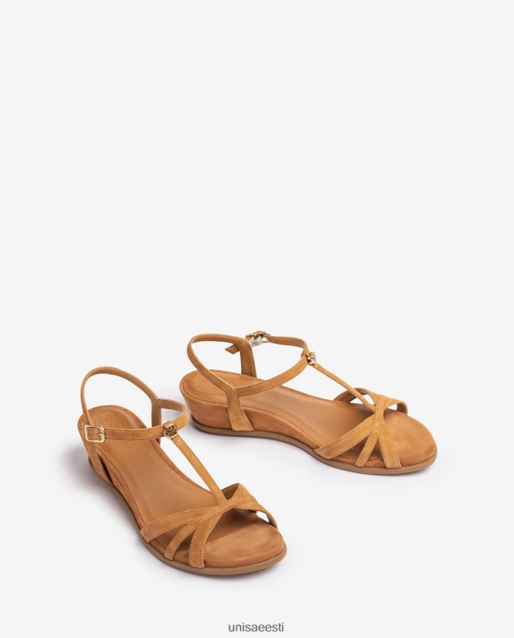 Unisa 88PPB480 rihmaga sandaal kiiluga naised pruun