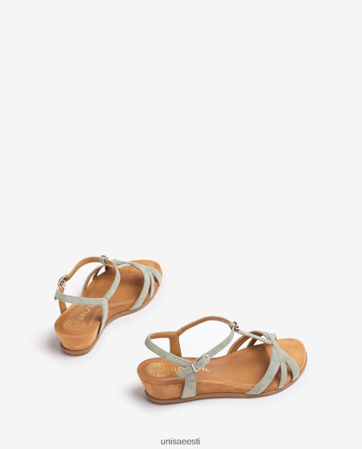 Unisa 88PPB491 rihmaga sandaal kiiluga naised roheline