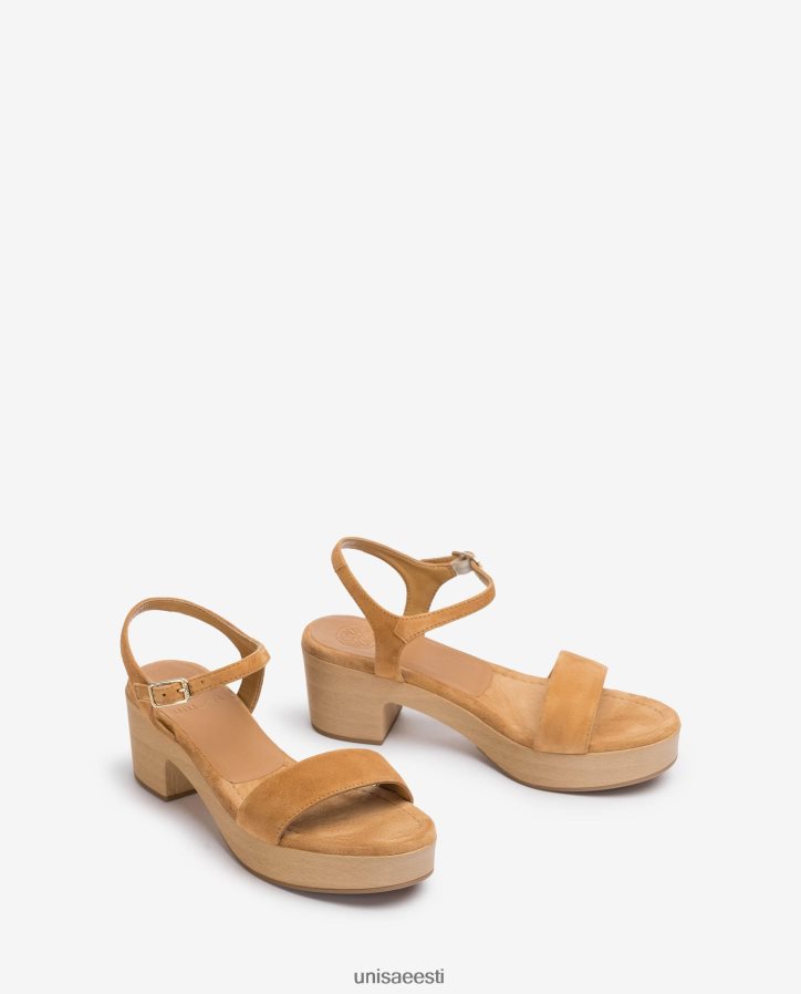 Unisa 88PPB4128 madala plokkkontsaga sandaal naised pruun