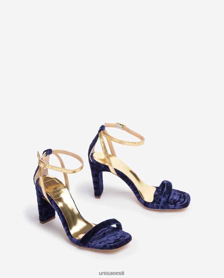 Unisa 88PPB41315 samet sandaal naised sinine