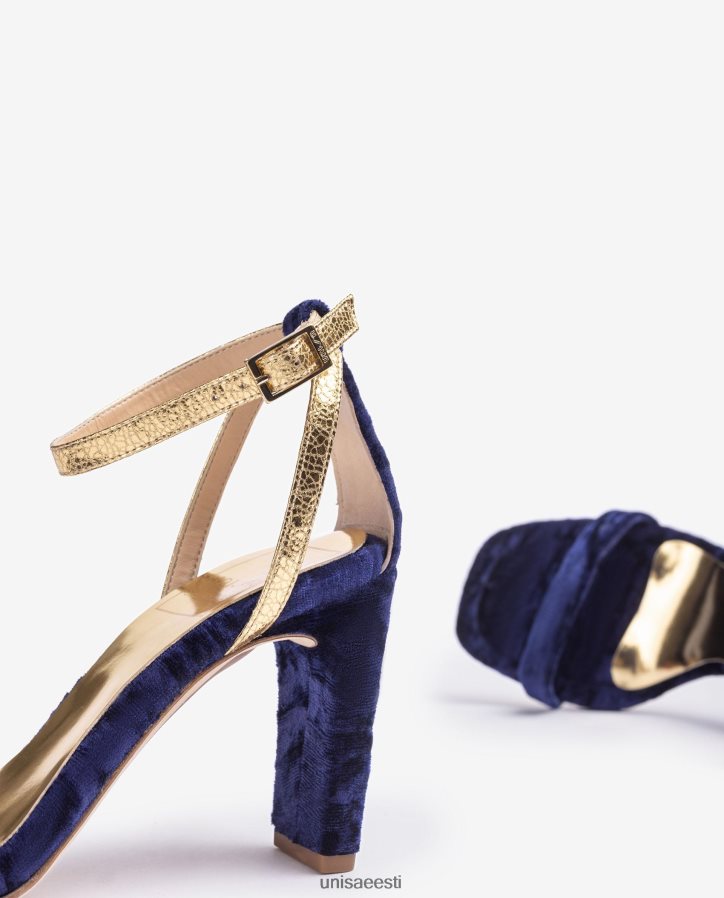 Unisa 88PPB41315 samet sandaal naised sinine