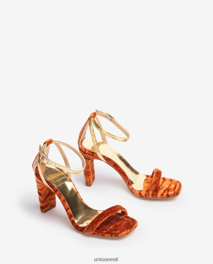 Unisa 88PPB41317 samet sandaal naised oranž