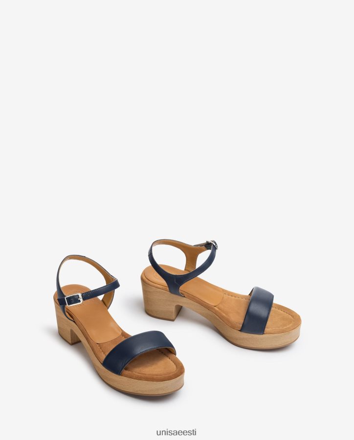 Unisa 88PPB4136 madala plokkkontsaga sandaal naised sinine