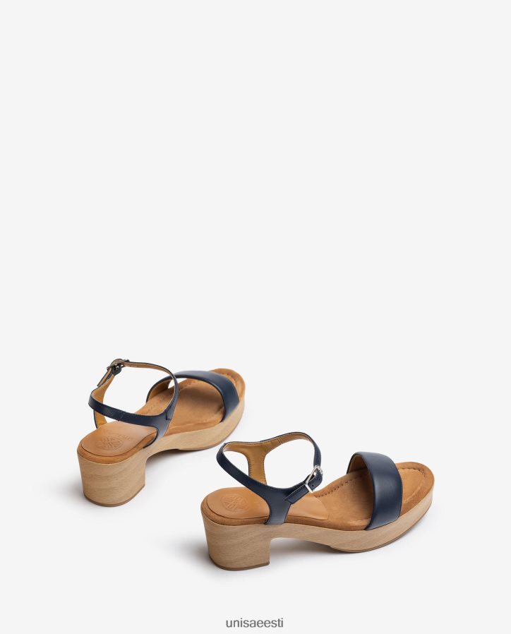 Unisa 88PPB4136 madala plokkkontsaga sandaal naised sinine
