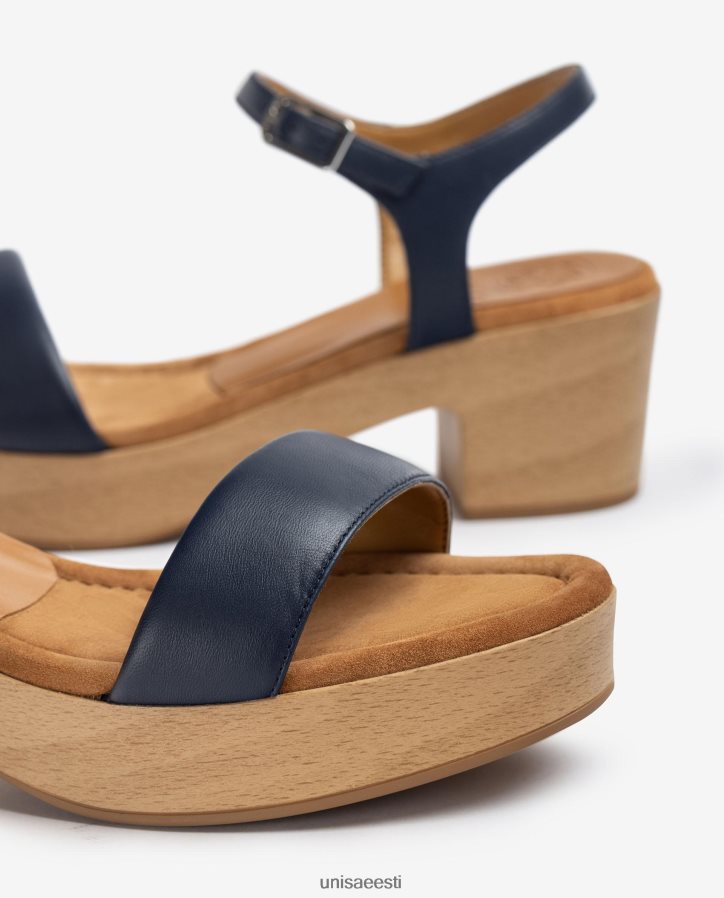 Unisa 88PPB4136 madala plokkkontsaga sandaal naised sinine