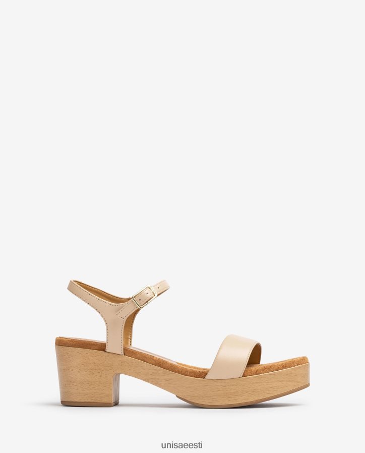Unisa 88PPB4137 madala plokkkontsaga sandaal naised beež
