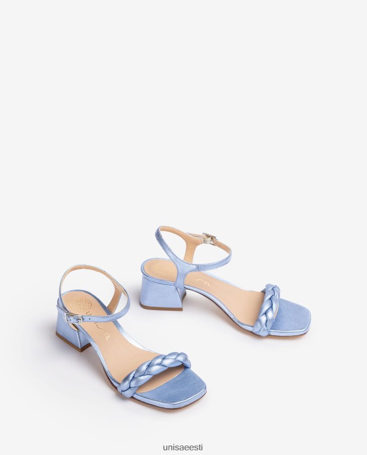 Unisa 88PPB4142 punutud rihmaga sandaal naised sinine