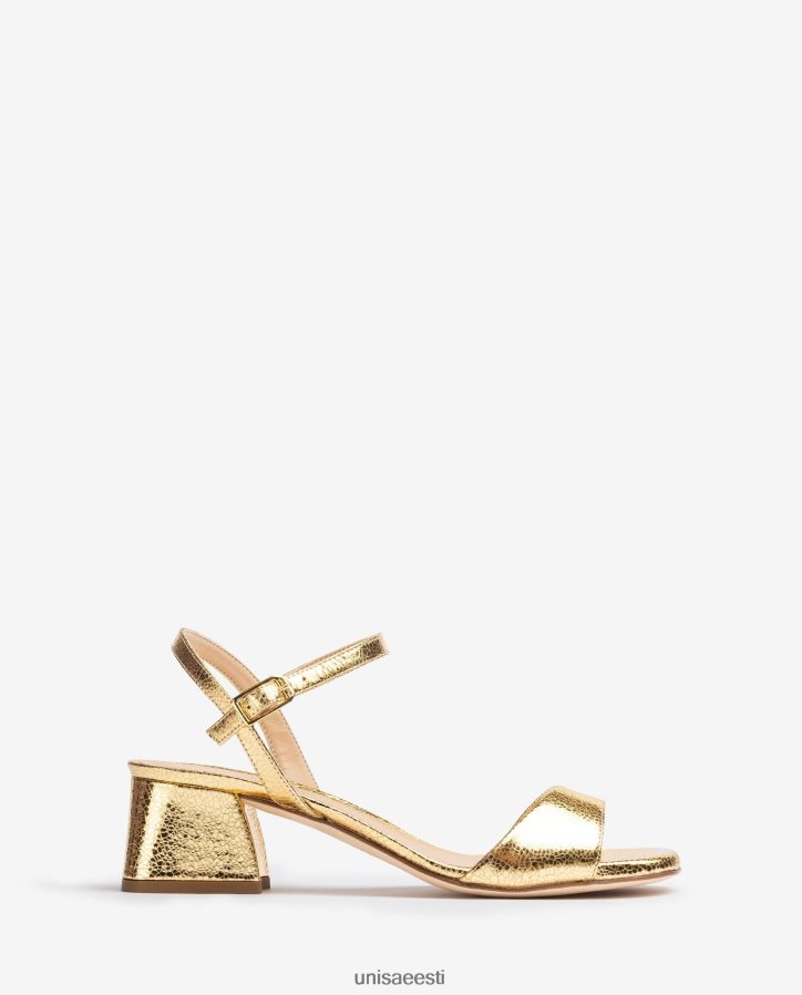 Unisa 88PPB4150 laia kontsaga sandaalid naised kullast