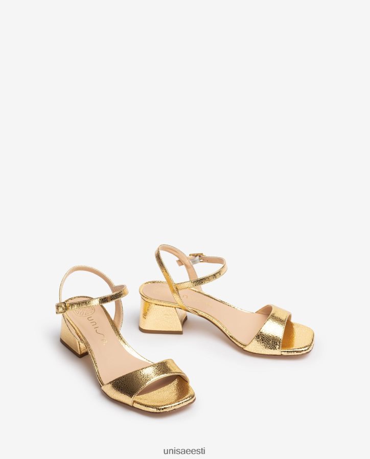 Unisa 88PPB4150 laia kontsaga sandaalid naised kullast