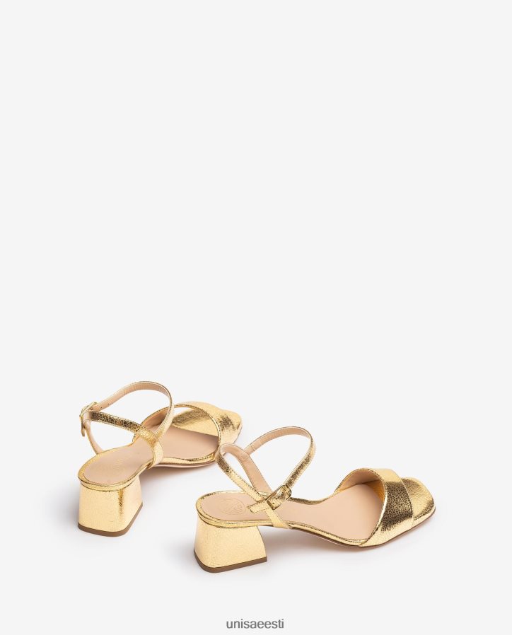Unisa 88PPB4150 laia kontsaga sandaalid naised kullast