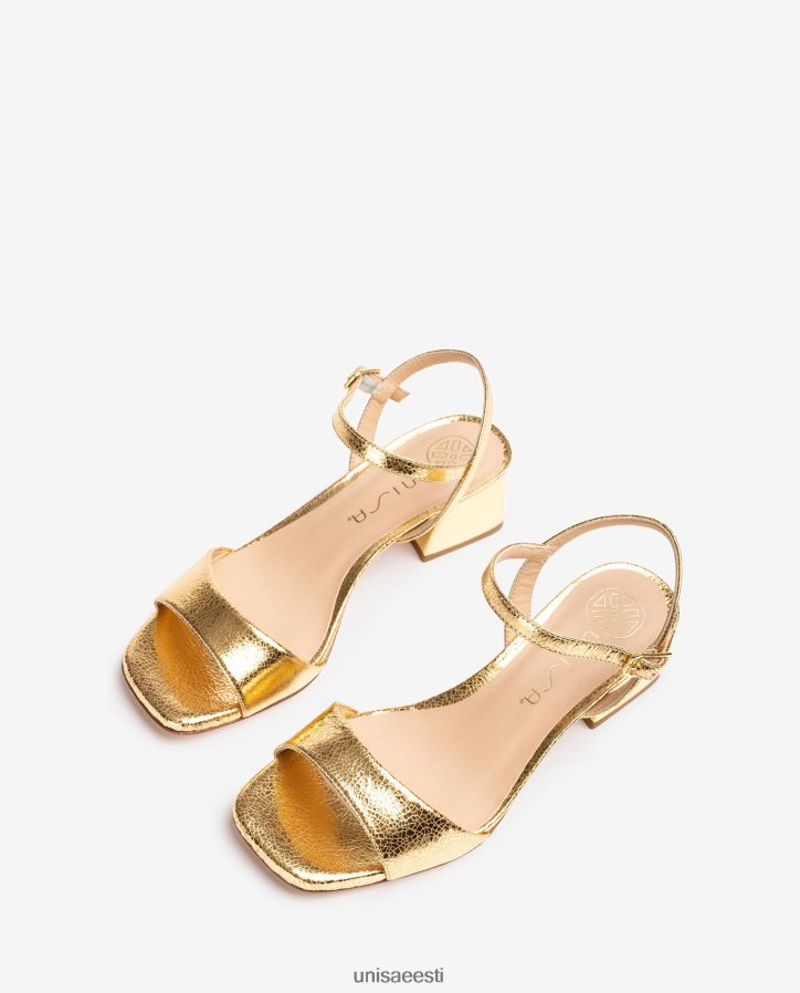 Unisa 88PPB4150 laia kontsaga sandaalid naised kullast