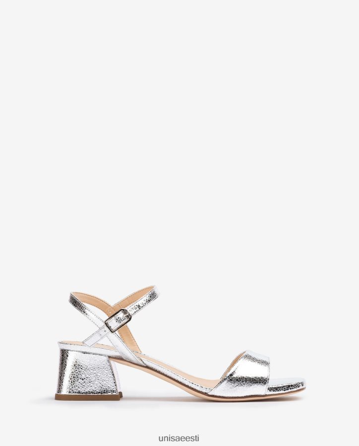 Unisa 88PPB4151 laia kontsaga sandaalid naised hõbedane