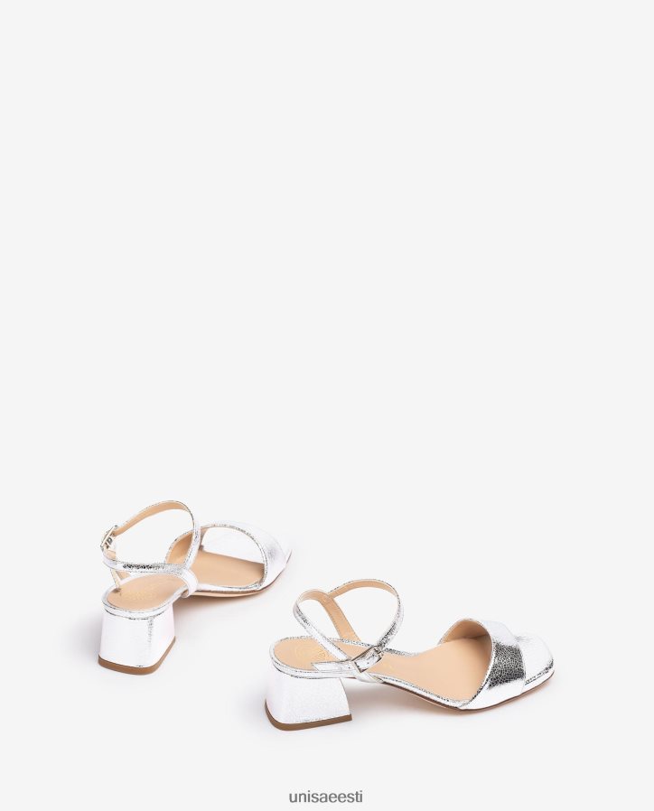 Unisa 88PPB4151 laia kontsaga sandaalid naised hõbedane