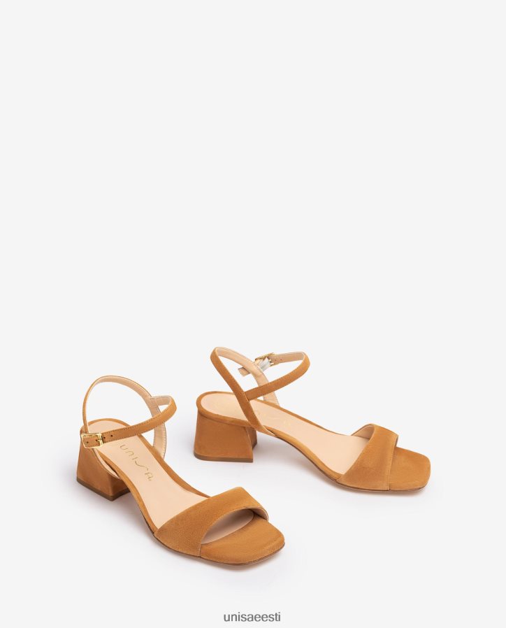 Unisa 88PPB4154 laia kontsaga sandaalid naised pruun