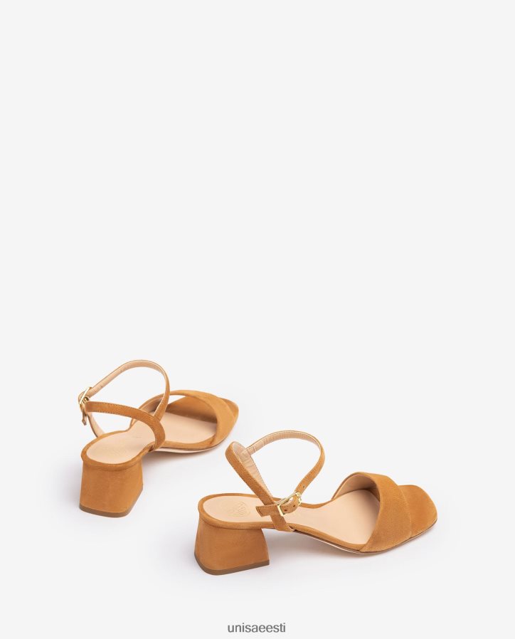 Unisa 88PPB4154 laia kontsaga sandaalid naised pruun