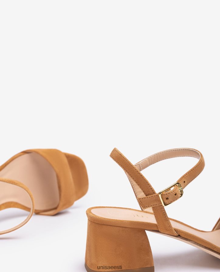 Unisa 88PPB4154 laia kontsaga sandaalid naised pruun