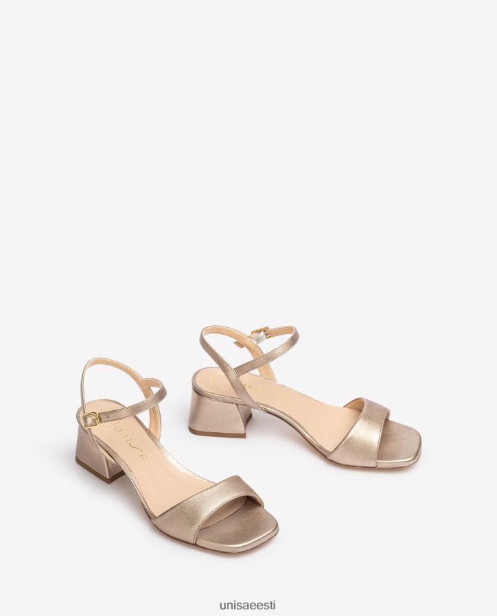 Unisa 88PPB4157 laia kontsaga sandaalid naised pronksist