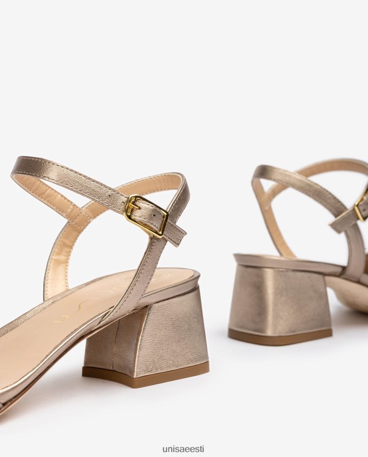 Unisa 88PPB4157 laia kontsaga sandaalid naised pronksist