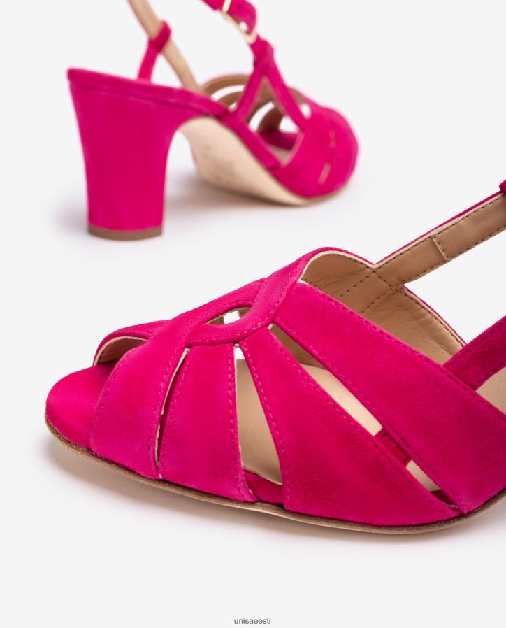 Unisa 88PPB4174 nutikas keskmise kontsaga sandaal naised roosa