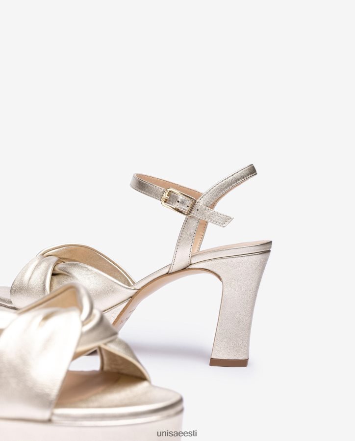 Unisa 88PPB417 laiade crossover rihmadega sandaal naised kullast