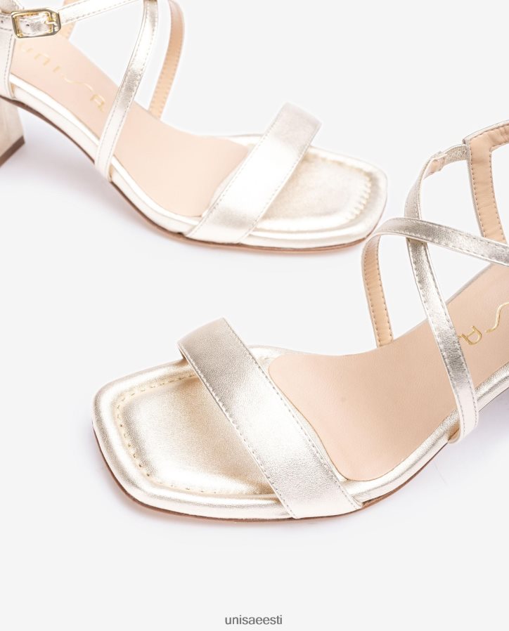 Unisa 88PPB4180 kandilise varbaga nutikas sandaal naised kullast