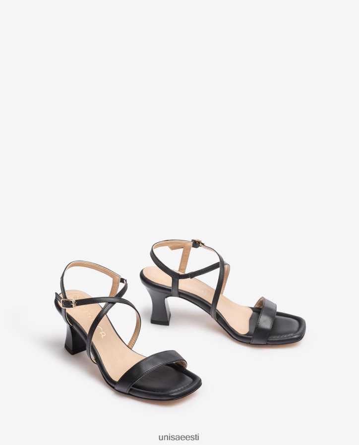 Unisa 88PPB4181 kandilise varbaga nutikas sandaal naised must