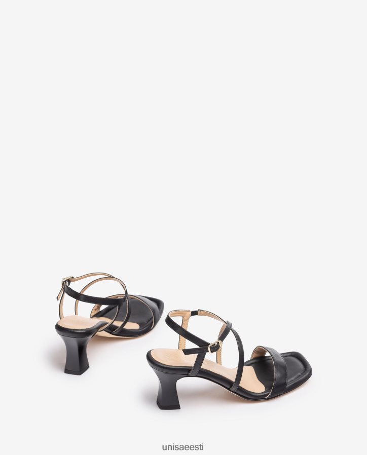 Unisa 88PPB4181 kandilise varbaga nutikas sandaal naised must