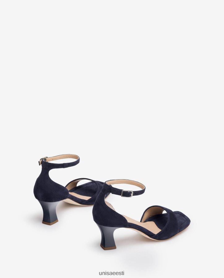 Unisa 88PPB4195 keskmise kontsaga seemisnahast sandaal naised sinine